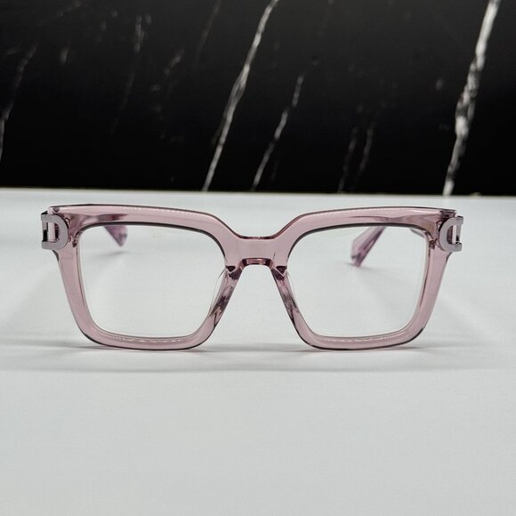 NEW VALENTINO V-SIDE VLX-131C PINK SQUARE EYEGLASSES VALENTINO - Picture 3 of 10